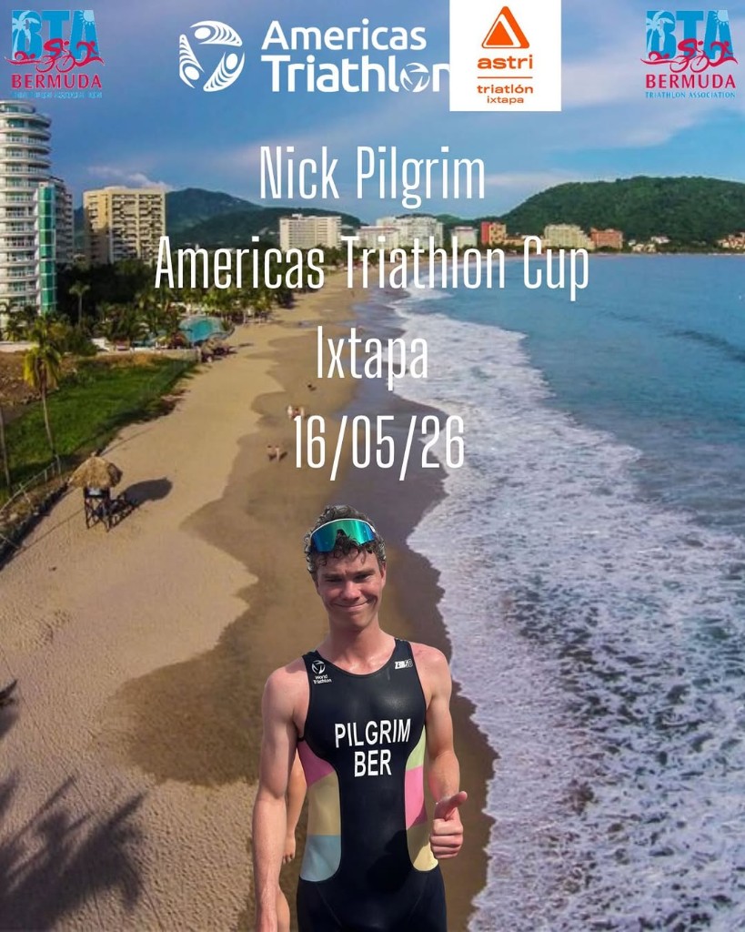 Nick Pilgrim at the Americas Triathlon Cup Ixtapa